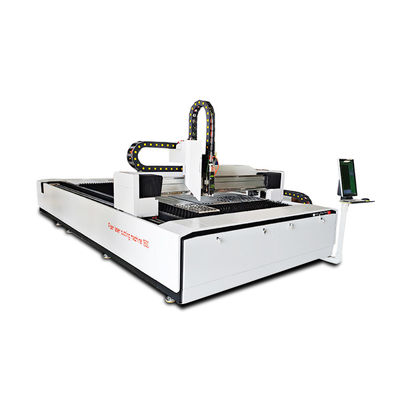 100m / min آلة قطع الألياف المعدنية بالليزر CNC لألواح الألمنيوم 3015 3000W